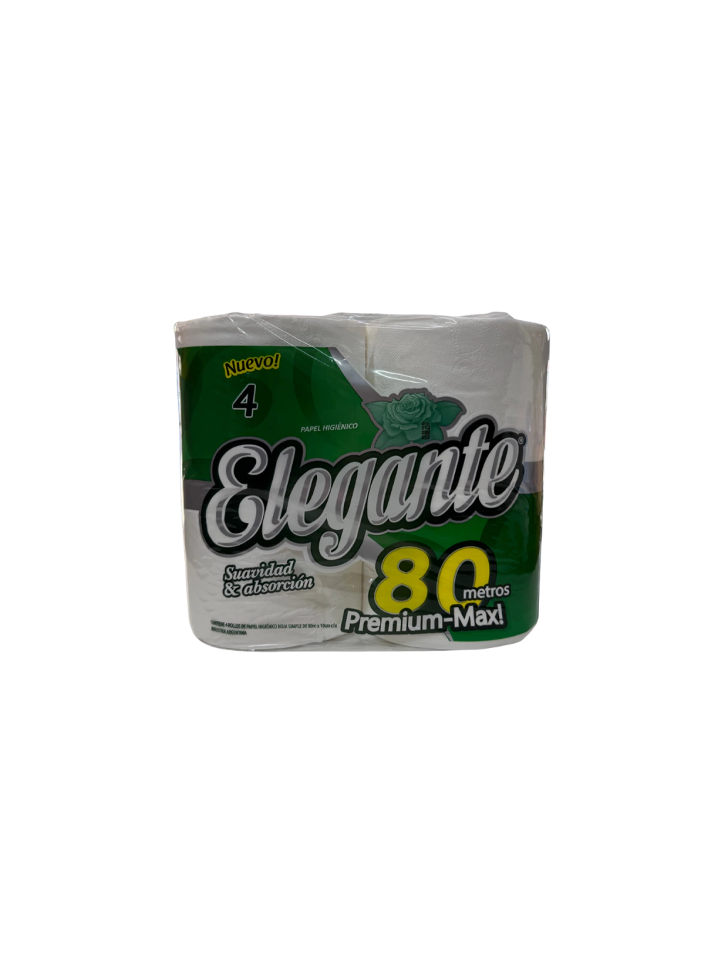 PAPEL HIGIENICO ELEGANTE 80 MTS